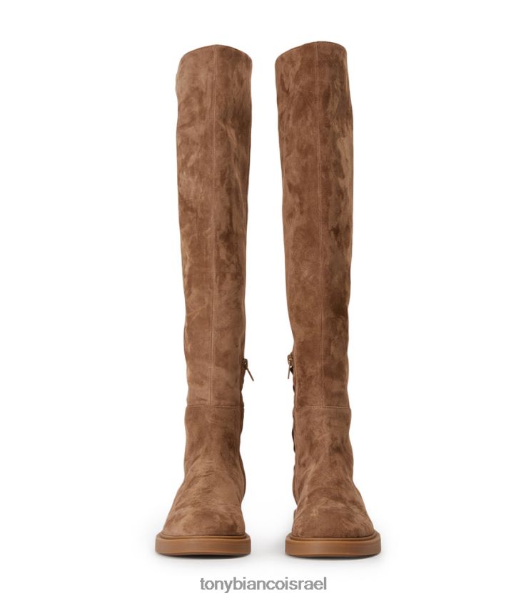 מגפיים בגובה הברך | נשים זמש אוכף Tony Bianco צ\ייס מגפיים ארוכים 8BNR8T419